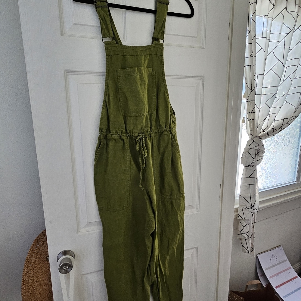 Not Perfect Linen Everest Overalls